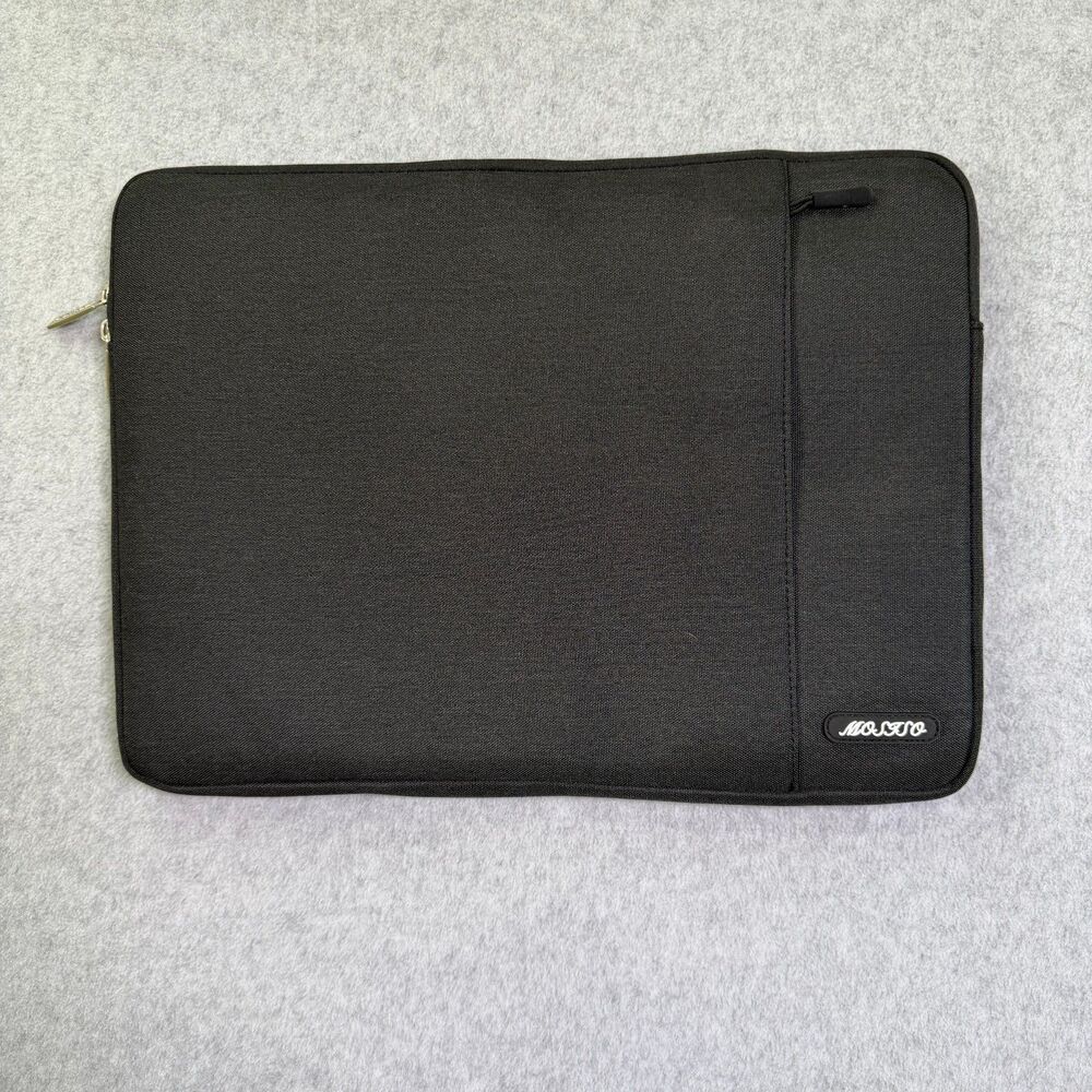 MOSISO Laptop Sleeve Case Black Zippered Protective Bag Notebook Tablet